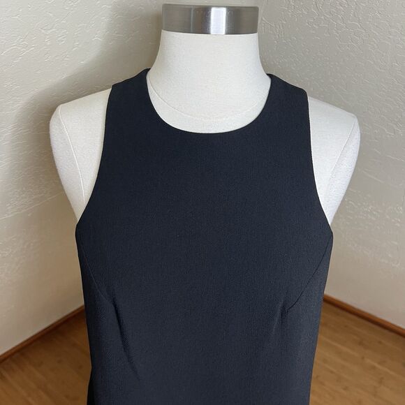 Trina Turk Shift Dress Womens 2 Black Multi Berry Sequin Drop Waist Ruffle Hem - Picture 3 of 9